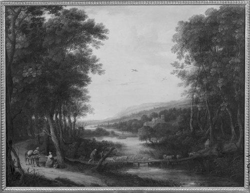River Landscape, 1743, Jan Griffier II