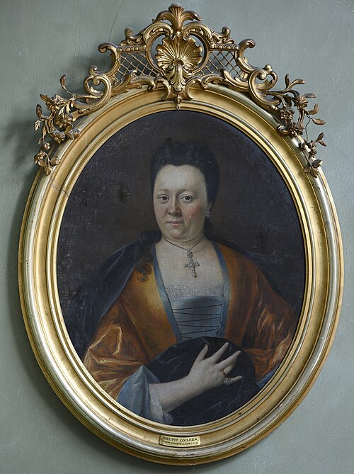 Portrait of an unknown woman, 1720, Philippe Coclers