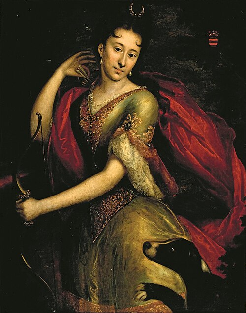 Portrait of Maria Adriana Theresia van Wittenhorst (1672-1738), 1690, Philippe Coclers
