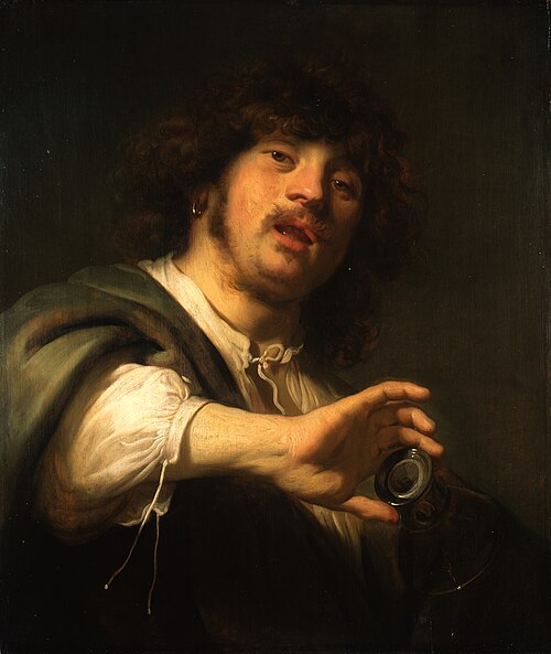 The Drinker, 1634, Jacob Adriaensz Backer