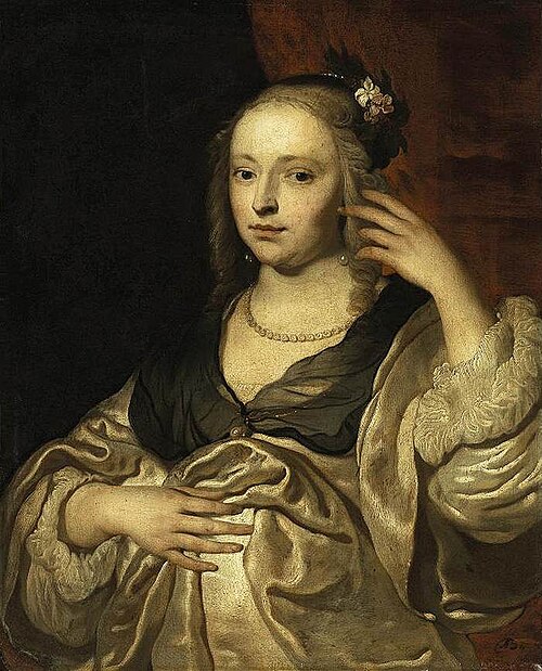Portrait d'une dame, 1650, Jacob Adriaensz Backer