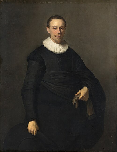 Portret van een man, 1636, Jacob Adriaensz Backer
