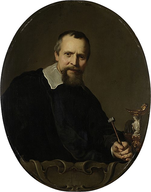 Jan Lutma (1584/85-1669). Amsterdam silversmith, 1644, Jacob Adriaensz Backer