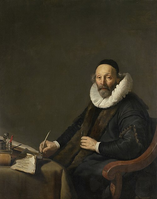 Johannes Uyttenbogaert (1557-1644). Remonstrant minister in The Hague, 1638, Jacob Adriaensz Backer