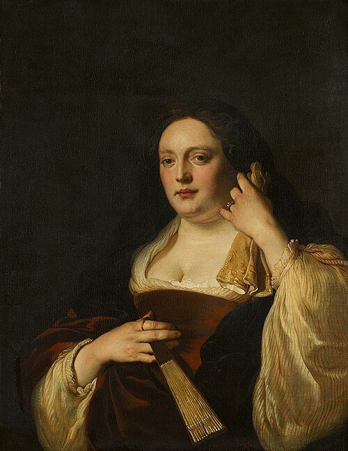 Portrait of Rebecca Schellingwou (1610-1667), 1644, Jacob Adriaensz Backer