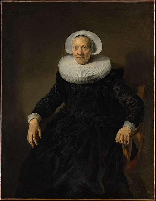 Old Woman in an Armchair, 1640, Jacob Adriaensz Backer