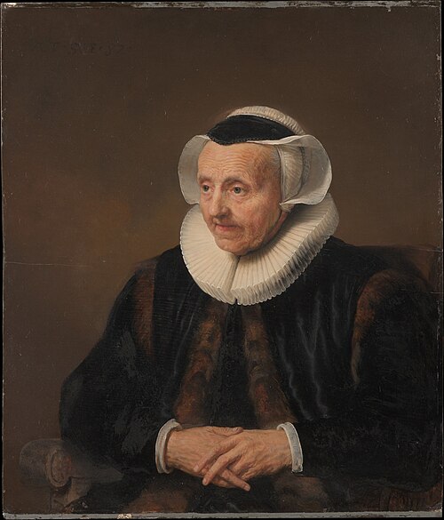 Portrait of an Old Woman, 1640, Jacob Adriaensz Backer