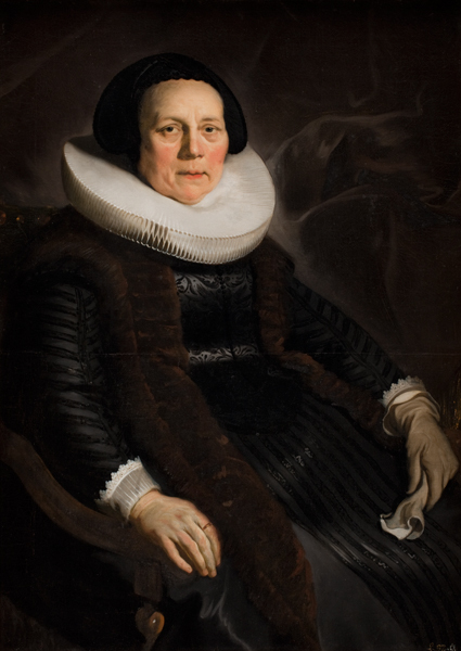 Portrait of a Woman, 1636, Jacob Adriaensz Backer