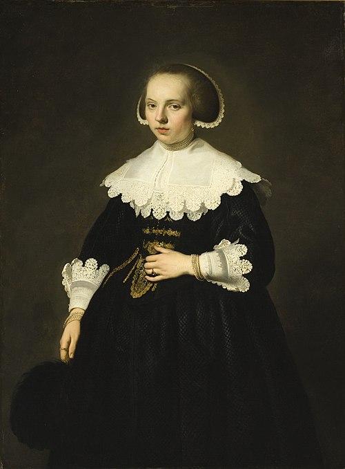 Portrait of a Young Woman, 1638, Jacob Adriaensz Backer