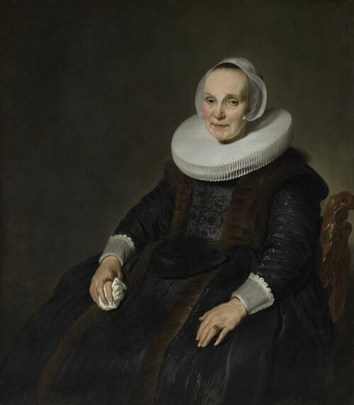 Portret van een vrouw, 1635, Jacob Adriaensz Backer