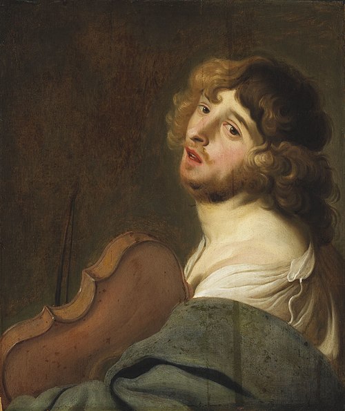 The Violinist (The Allegory of Hearing), 1635, Jacob Adriaensz Backer