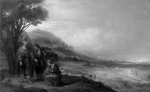 Landscape with Ruth and Boaz, 1696, Arent de Gelder