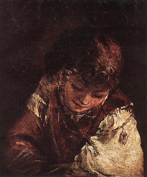 Portrait d'un garçon, 1700, Arent de Gelder