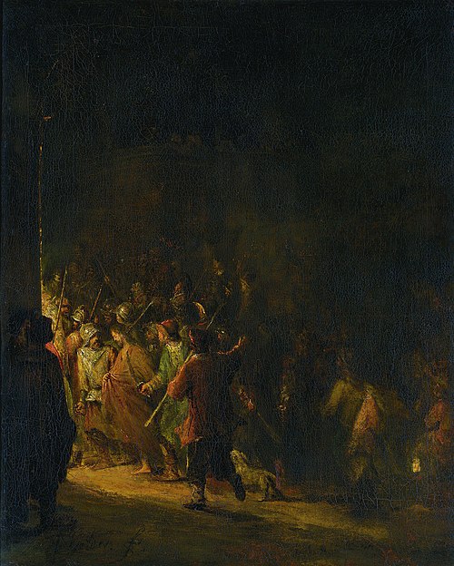 The arrest of Christ, 1718, Arent de Gelder