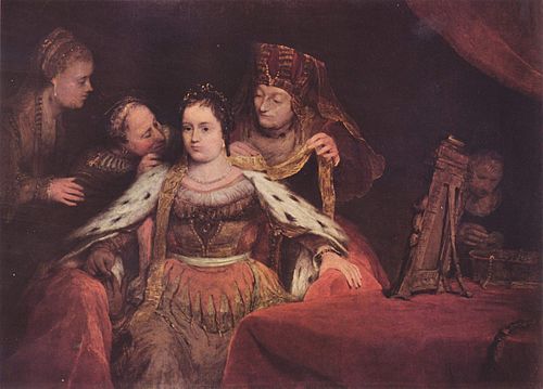 Esther's toilet, 1684, Arent de Gelder