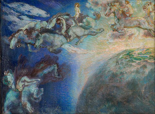 Die Stunden der Nacht und des Morgens, 1906, Martin Brandenburg
