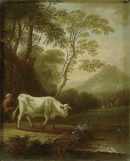 Landscape with a Bull, , Adriaen van Diest