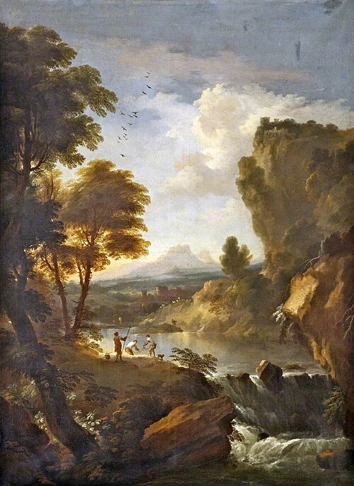 Landscape with a Waterfall, , Adriaen van Diest