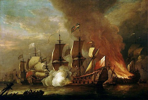 An Action of the English Succession, 1650, Adriaen van Diest