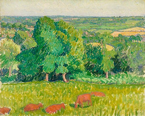 Somerset Landscape, 1909, Spencer Frederick Gore