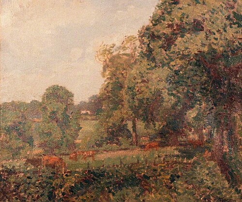 Hertfordshire Landscape, 1909, Spencer Frederick Gore