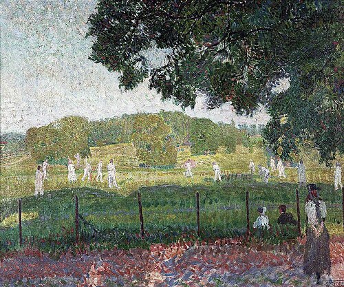 The Cricket Match, 1909, Spencer Frederick Gore