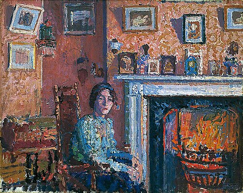 Interior, Mornington Crescent, 1910, Spencer Frederick Gore