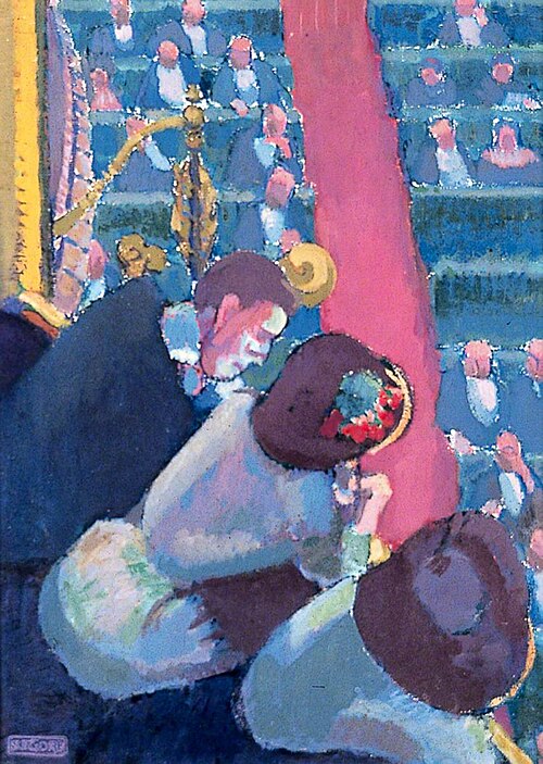 The Balcony at the Alhambra, 1911, Spencer Frederick Gore