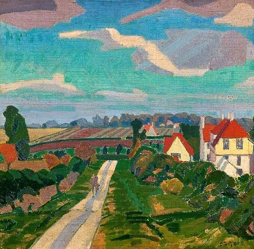 Letchworth, The Road, 1912, Spencer Frederick Gore