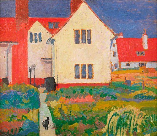 Harold Gilman's House at Letchworth, 1912, Spencer Frederick Gore