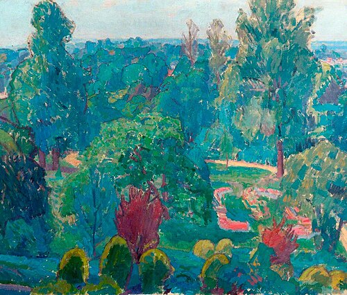 The Terrace Gardens, 1912, Spencer Frederick Gore