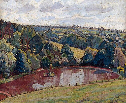 The Pond, 1912, Spencer Frederick Gore