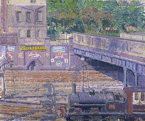 Nearing Euston Station, , Spencer Frederick Gore
