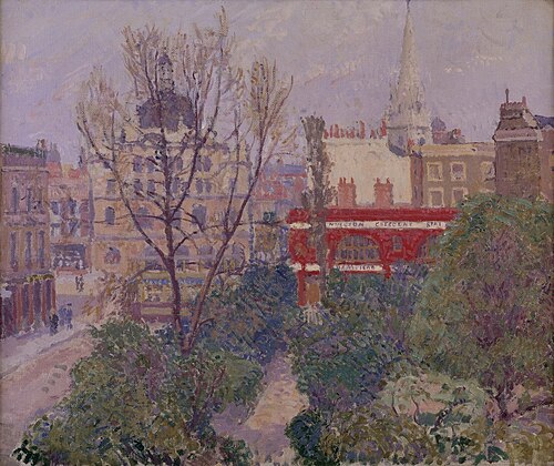 Mornington Crescent, 1911, Spencer Frederick Gore