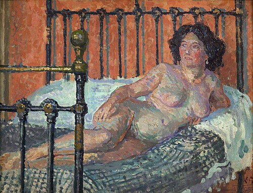 Nude on Bed, 1910, Spencer Frederick Gore