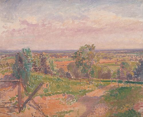 An Extensive Landscape in Yorkshire, 1907, Spencer Frederick Gore