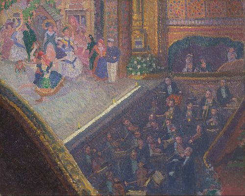 Ballet Scene from "On the Sands", 1910, Spencer Frederick Gore