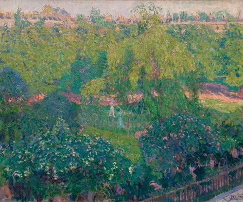Tennis In Mornington Crescent Gardens, 1910, Spencer Frederick Gore