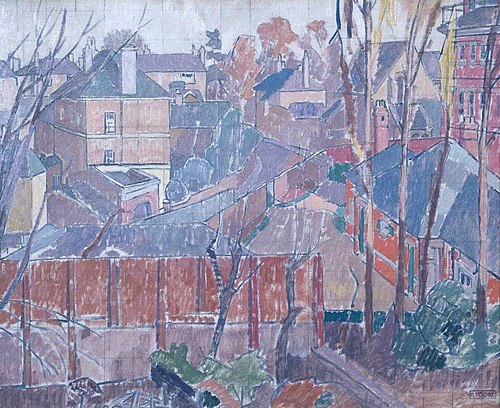 From a Window in Cambrian Road, Richmond, 1913, Spencer Frederick Gore