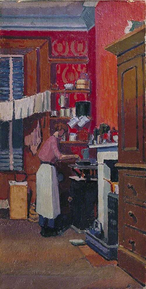 The Gas Cooker, 1913, Spencer Frederick Gore