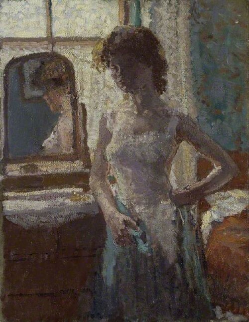 The green dress, 1908, Spencer Frederick Gore