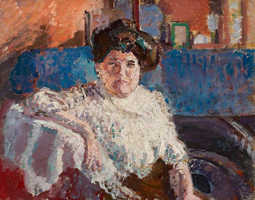 The Frenchwoman, 1910, Spencer Frederick Gore