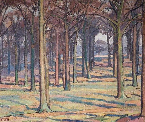 Wood in Richmond Park, 1914, Spencer Frederick Gore