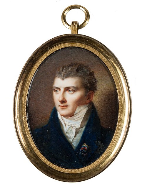 Gustaf Mauritz Armfelt, count, courtier, diplomat, 1812, Giovanni Domenico Bossi