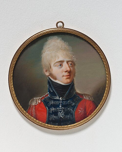 Unknown Russian military officer, 1805, Giovanni Domenico Bossi
