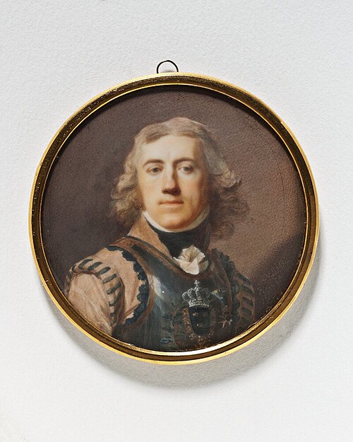 Hampus Mörner, 1763-1824, Count, military officer, 1796, Johann Dominik Bossi