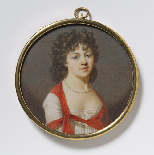 Fredrica Charlotta (Lolotte) Forsberg, 1766-1840, married Stenbock, Countess, lady in waiting, 1799, Johann Dominik Bossi