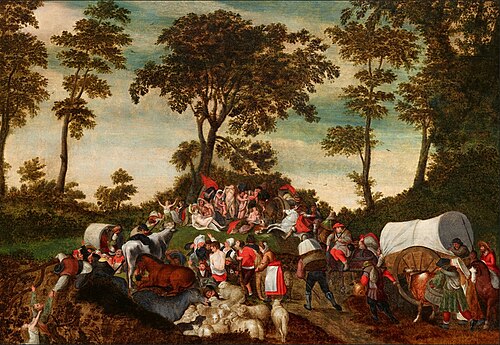 The Works of Mercy, 1567, Marten van Cleve
