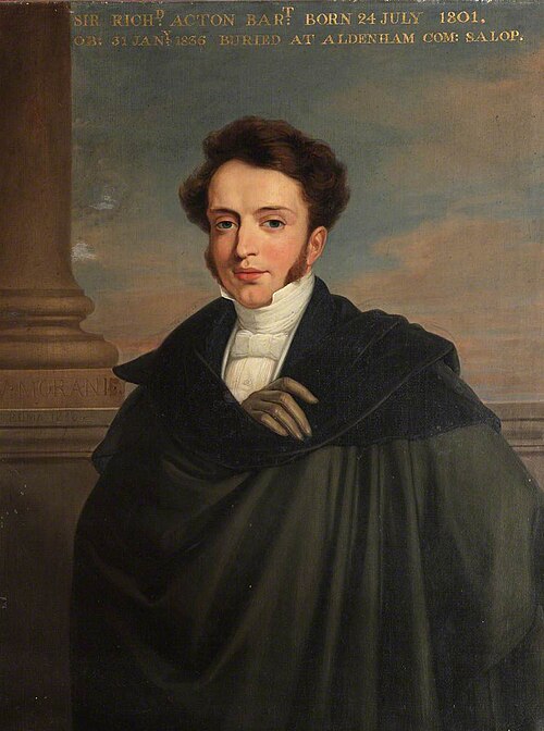 Sir Richard Acton, 7th Bt (1801-1837), 1830, Vincenzo Morani