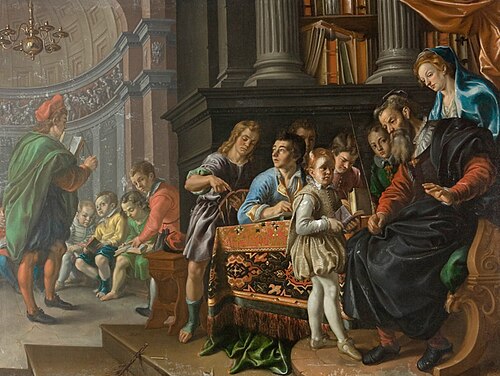 A Boys' School, 1618, Francis Cleyn